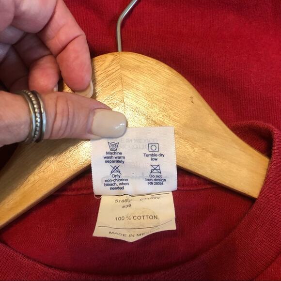 Champion Indiana Short Sleeve Tee Shirt Women's Medium Red Cotton Hoosier Top - Picture 6 of 7